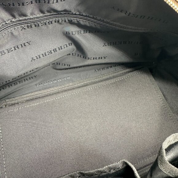 Burberry Brown Novacheck Boston Zip Tote - Picture 9 of 9